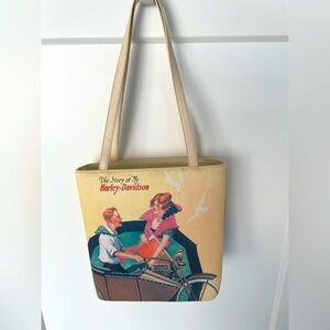 Harley Davidson (HD) tote/bucket bag,